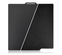 Black PEI Double Sided Build Plate for Bambu Lab P2S/P1S/P1P/X1C/X1/X1E/A1, 257x257mm Double Sided Smooth & Textured Heated Bed, Spring Steel Flexible Plate for Bambu Labs 3D Printer