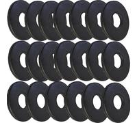 Black Penny Washers M8 x 32mm Mudguard Repair Stainless - Pack of 20
