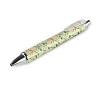 Black Pens Ballpoint Pen Ball Point Pen Smooth Writing Gel Pens Retractable 0.5 Fine Point for School Office Watercolor Music Notes Pattern 1 PCS