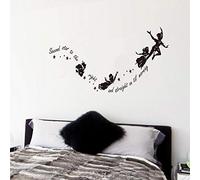 Black Peter Pan Sofa Black Wall Sticker