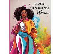 Black Phenomenal Woman Notebook - Vibrant 8.5 x 11 inch Journal with 120 Blank Lined Pages