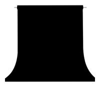 Black Photography Backdrop for Photoshoot, Fabric 10x10ft | Versatile Studio Photo Backgrounds, Non Reflective, Easy to Use, for Portraits, Product, Party, Video Creation