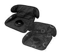 Black Piddle Pad: Waterproof Car Seat Protector for Potty Training Toddlers, Babies - Anti-Slip Backing, Machine Washable, Universal Fit, Stroller (2 Pack)