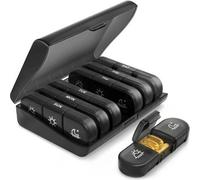 Black Pill Tablet Storage Organiser Box