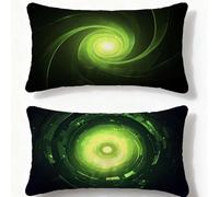 Black Pillows 2 pack Northern Europe Cushion Covers 32x40in Velvet Cushion Covers With Lnvisible Zip Rectangle Pillowcase for Autumn Home Living Room Bedroom Office Decorative Pillows for Bed Q-42U