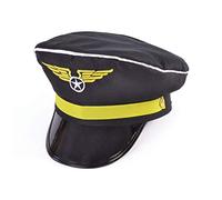 Bristol Novelty BH446 Aviator/Pilot Hat, Mens, Black, One Size