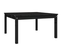 (black pine, 82.5 x 82.5 x 45 cm) vidaXL Garden Table Outdoor Table Patio Wooden Dining Table Solid Wood Pine