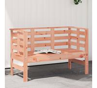Garden Bench Black 111.5X53X71 Cm Solid Wood Pine