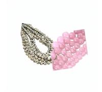 Black & Pink Cat's Eye Beads 4/6/8/10mm 16 Size Combos | Natural Cat Eye Beads for Bracelet Necklace Earring and Jewelry Making(130pcs of 4mm+8mm)