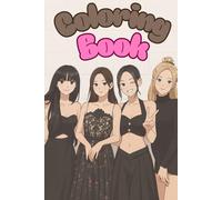 Black Pink Coloring book: Gorgeous & simple black and white illustrations