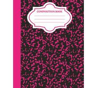 Black & Pink Composition Notebook