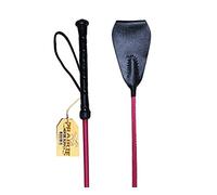 BLACK, PINK, FUCHSIA, or PURPLE Riding Crop 24" or 27" NEW 100% FIBERGLASS SHAFT Horse Whip With Leather Slapper Nice Quality The Real THING NOT COSTUME JUNK! (Fuchsia, 24 inches)