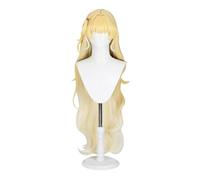 Black Pink Gradient Long Double Ponytails Game Cosplay Wig Claw on Pigtails Wig with Bangs Synthetic Hair