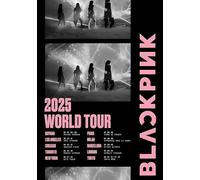 Black Pink World Tour 2025 A3 A4 Print Poster Wall Art Home Decor Album Gift Present Photo Living Room Dining Room Bedroom Unframed Concert Tour Gig Live Show Music (A3)