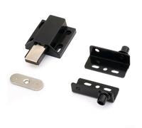 Black Pivot Door Hinges with Bushing, 2pcs Heavy Duty for Secure and Reliable Use (Black)