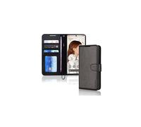 (Black) Pixel 7 Leather Wallet Case, Flip Protective Case with Wallet Card Holder, Stand and Wrist Strap - PU Leather with Magnetic Closure For Google Pixel 7