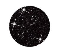 Black Place Mats Luxury Leather Place Mats Black Glitter Place Mat Sprkle Bling Placemats Set of 4 Black Sparkling Table Mats for Weeding Party Home-40CM