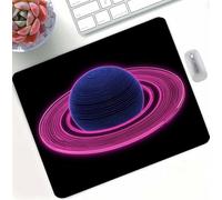 Black Planet Gaming Mouse Pad, High Precision Smooth Surface with Anti-Fray Stitched Edges, Professional Mouse Mat for Gaming & Esport, Non-Slip Rubber Base, Water Resistant MousePad 47 x 35 cm d0d-45