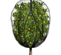 Black Plant Net 3x4m with Zipper, Breathable Fruit Tree Protective Cover for Garden Pest Control, Bird and Barrier