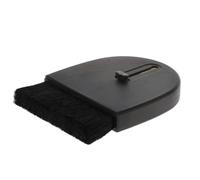 Black Plastic Anti Static Vinyl Record Cleaning Brush for Turntables | Keeps Bristles Secure and Contamination Free, Maintenance Tool for Player Care, Black Finish, Household Use