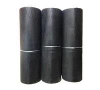 Black Plastic Balcony Protection Net - 12mm Hole 0.5M x 2M - Prevents Cats from Falling & Keeps Objects Secure in Gardens & Windows.