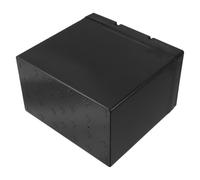 Black Plastic Battery Enclosure for 12v 50ah Modules, Modular Case | Screw Slots, Reserved Terminals and Wire Exits, Flat Top Shape, for DIY Builders, Rv Owners, Backup Builds