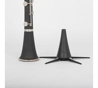 Black Plastic Clarinet Stand Suitable for A and B Clarinet Stand with Short Cone, Lightweight and Portable, Easy to Store