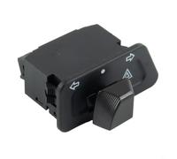 Black Plastic Double Flasher Switch for Bike Signal Light | for flash mode, turn signal , black finish, plastic nylon build, easy wire-free install