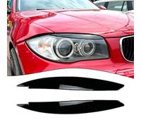 Black Plastic Eyebrows for 1 Series Plastic Black Easy to install no needs to make any changes tape on the back will not easy fall off