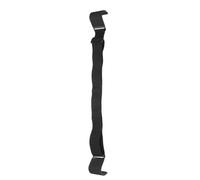 Black Plastic Garbage Bin Lid Lock Strap for Animal Proof Windproof Secure