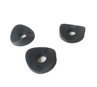 Black Plastic Hole Plug 16x6mm-25x8mm Round Washer Protection Gasket Dust Seal End Cover Caps For Pipe Bolt Furniture (Size : 20pcs 25x8mm)