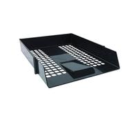 Black Plastic Letter Tray (12 Pack) WX10050