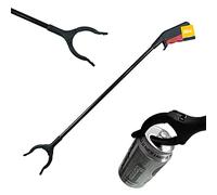 Black Plastic Long Reach Grabber, 67 cm - Lightweight, Easy-to-Operate, Ideal for Indoor & Outdoor Use, 1 Piece