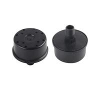 Black Plastic Male Threaded Exhaust Noise Muffler Air Filter Silencer Compressor 16mm Pneumatic Parts Home Improvement Hardware