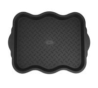 Black Plastic Multi Function Shoes Tray for Car Trunk Entryway