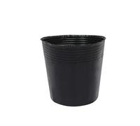 Black Plastic Nursery Pots, Thermoformed Square Planters with Drainage Holes, Heavy Duty Fabric Grow Bags for Outdoor Plants, 100-Pack Bulk for Spring Planting(23x27cm,30pc)