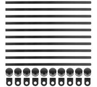 Black Plastic Painting Scroll Hanger with Rope for Posters | ABS Clip Design, Smooth Surface, Space Saving Display, for Teachers and Event Organizers