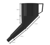 BLACK PLASTIC PETROL DIESEL FUNNEL FOR OIL WATER FUEL