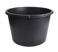 Black Plastic Plant Pots 45L, 65L, 90L Round, 40L and 60L Rectangular (Round, 45 Litres)