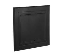 Black Plastic Plumbing Access Panel Door, Quick Release Wall Hole Cover | 12.4 X 12.4x2.3cm, for Drywall Ceiling Hvac Maintenance, Bathroom Kitchen Drain Pipe Inspections, Sleek Hidden Design