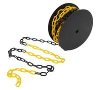 Black Plastic Protective Isolat Chain for Crowd Control Safe Bers at Parking Lots Events Construct Sites and Weather Resistant