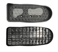 Black Plastic Replacement Pedals For Stationary Bike And Elliptical Machine, 35cm Exercise Equipment Accessories Pair