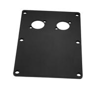 Black Plastic Speaker Terminal Plate 162x112x3.8mm Audio Equipment Part