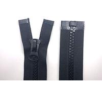 Black Plastic Teeth No.8 Zips Open End Various Lengths Zipper (24.4 inch - 62 cm)