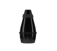 Black Plastic Trumpet Practice Mute Light-weight, Easy-on