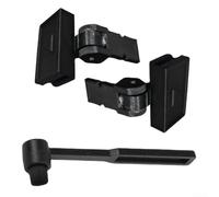 Black Plastic Turntable Hinges for Kenwood 291R Repair Kit | Spring-loaded mechanism, smooth open/close, prevents lid slam, fits for kenwood 291R, for durable support