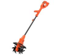 Black Plus Decker 18 V Battery-Free Tiller - Compatible with PowerConnect BETL18B-XJ Battery