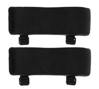 Black Plush Armrest Pad for Office Chair and Armchair
