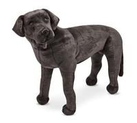 Black Plush Lab Cuddly Toy For Kids - Melissa and Doug