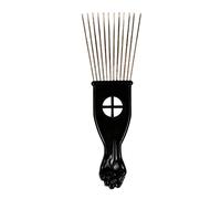Black Pocket Afro Hair Lifting Pik Pick Detangle Comb Wide,Style A